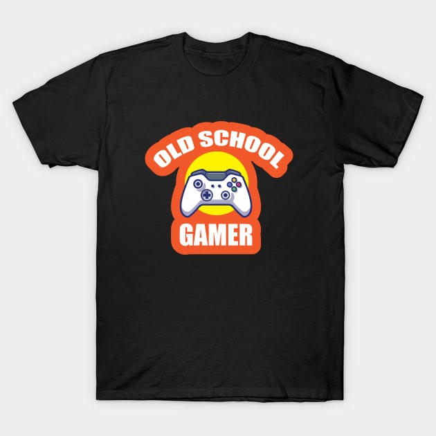 old School Gamer joystick Design for Gamers and Gaming Lovers T-Shirt by ArtoBagsPlus